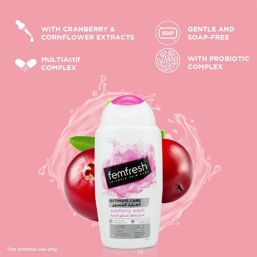 Femfresh Ultimate Care Soothing Intimate Skin Care Wash 250ml