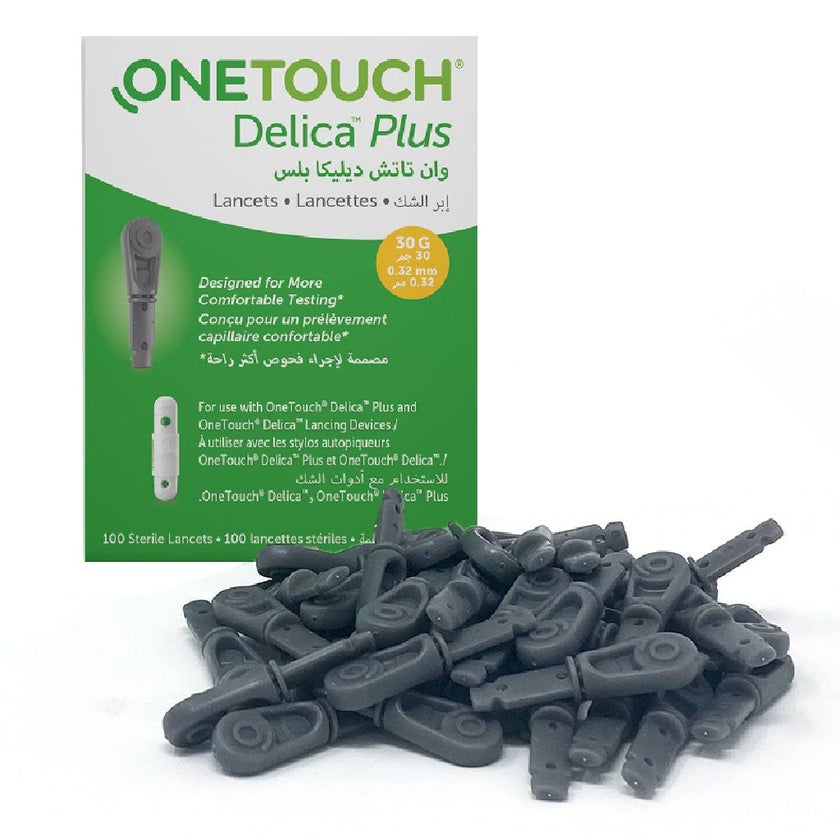 OneTouch Delica Plus Lancets, Pack of 100's