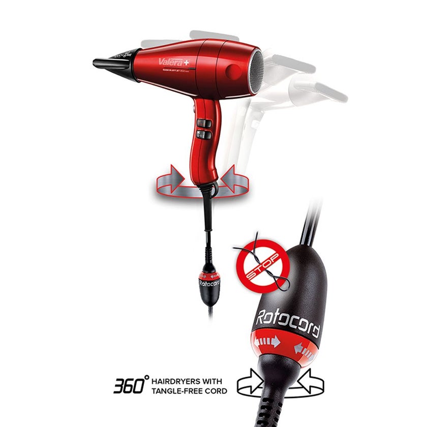 Valera Swiss Silent Jet 8500 2000W Ionic Hair Dryer Red 586.02