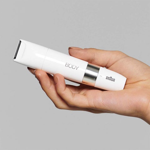 Braun Hello Body Goodbye Hair Mini Trimmer White BS1000