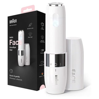 Braun Hello Face Goodbye Hair Mini Hair Remover White FS1000
