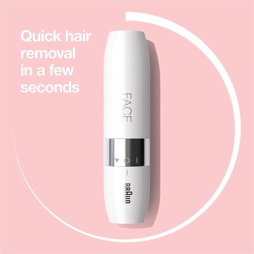 Braun Hello Face Goodbye Hair Mini Hair Remover White FS1000