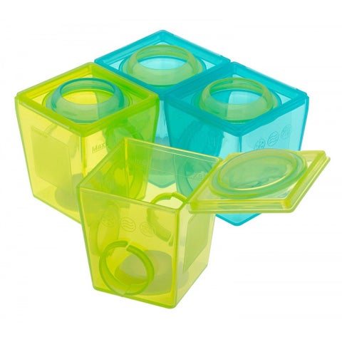 Brother Max Weaning Pots Large 6+ Months Blue-Green BM303BG