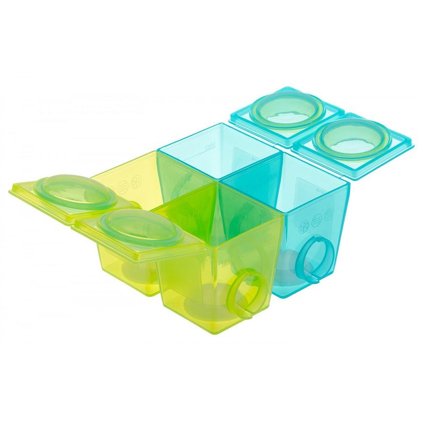 Brother Max Weaning Pots Large 6+ Months Blue-Green BM303BG