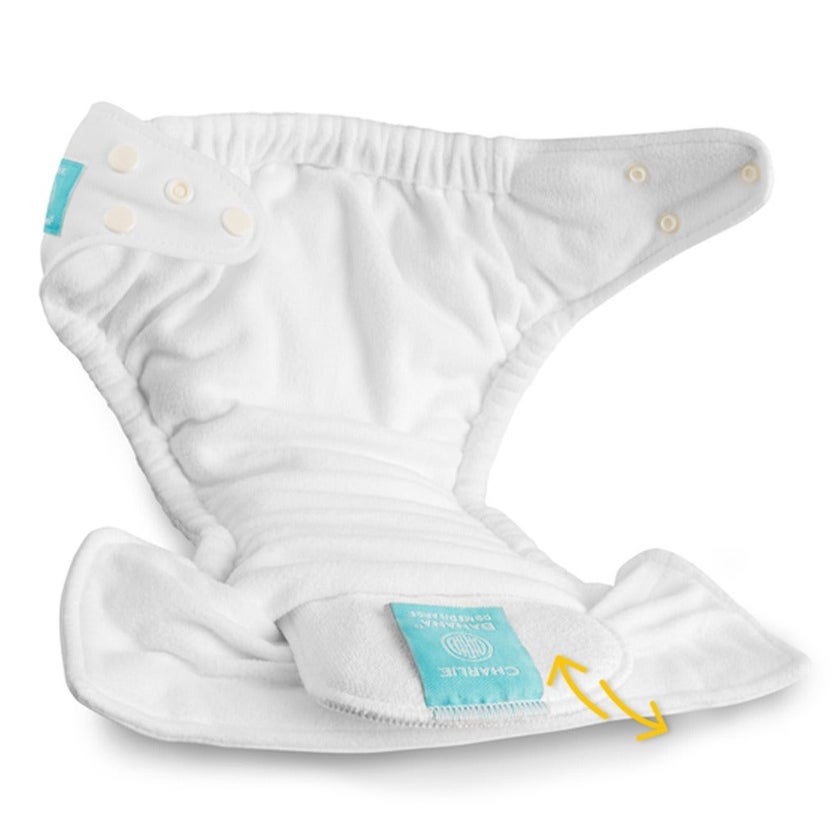 Charlie Banana Reusable Hemp And Cotton Inserts For Cloth Diapers - Medium/Large, Pack of 3's