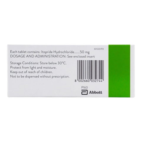 Ganaton 50mg Tablets, Pack of 100's