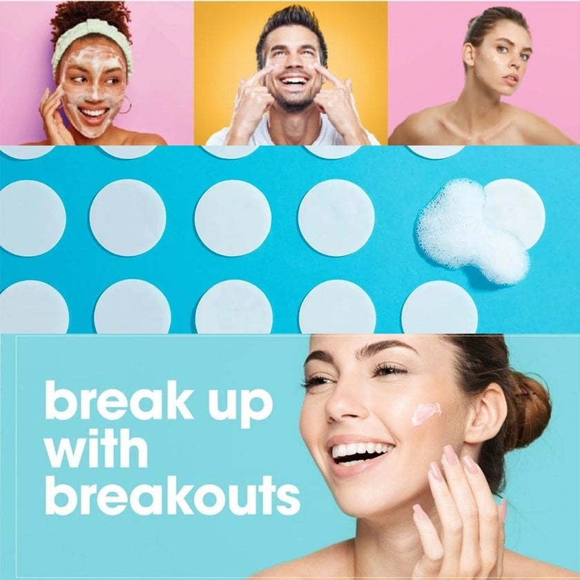 Bye Bye Blemish Dissolving Cleanser Sheets, Pack of 50's