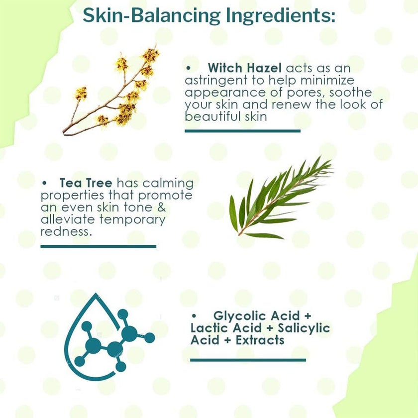 Bye Bye Blemish Witch Hazel + Tea Tree Skin Balancing Toner 130ml