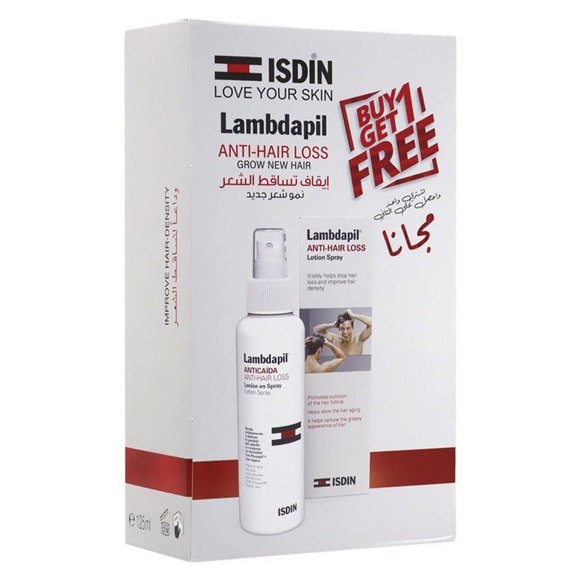 Isdin Lambdapil Anti-Hair Loss Spray 125ml - 1+1 Promo Pack