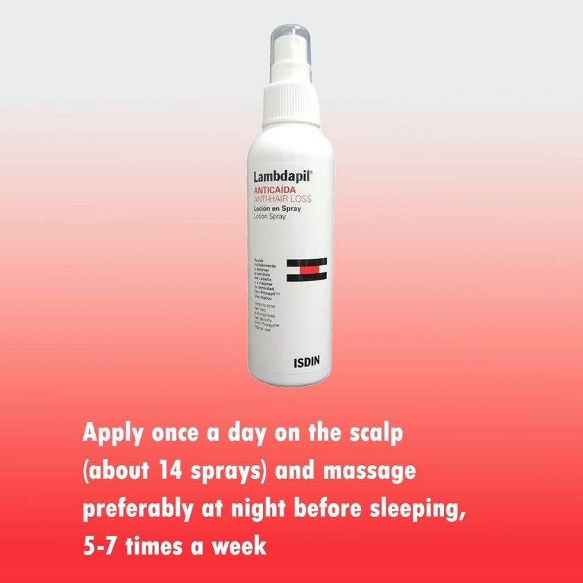 Isdin Lambdapil Anti-Hair Loss Spray 125ml - 1+1 Promo Pack