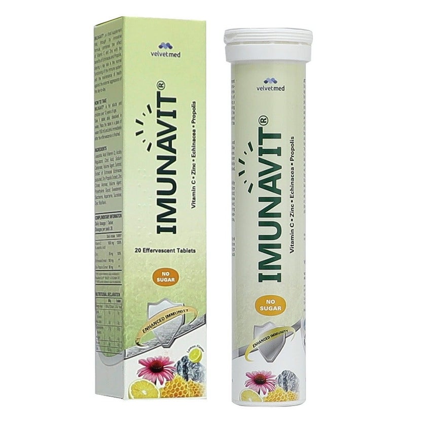 Imunavit Effervescent Sugar Free Tablets, Pack of 20's