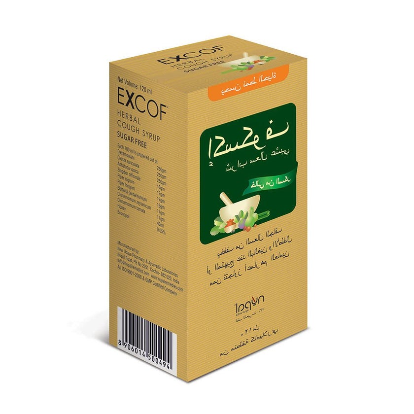 Nupal Excof Herbal Cough Syrup 120ml