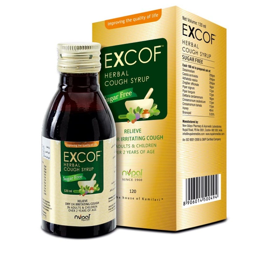 Nupal Excof Herbal Cough Syrup 120ml