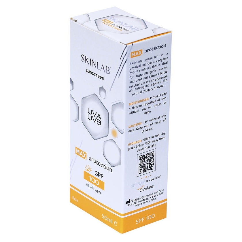 Skinlab UVA/UVB SPF100 Transparent Sunscreen 50ml
