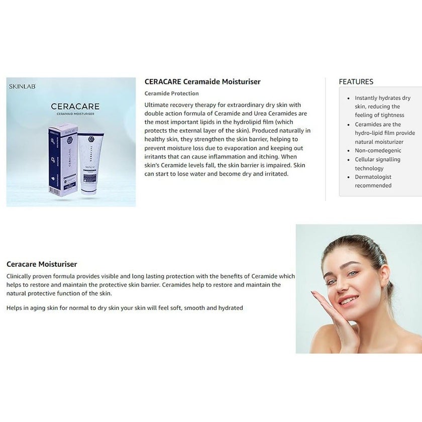 Skinlab Ceracare Ceramide Protection Moisturizer Cream 100ml
