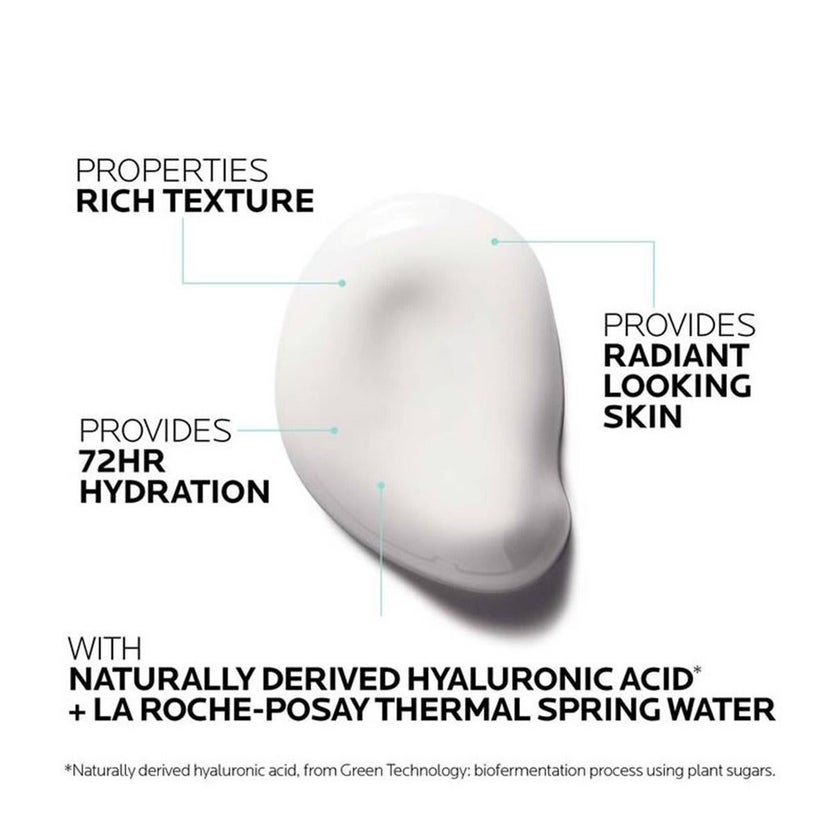 La Roche-Posay Hydraphase HA Rich Moisturiser For Sensitive Skin 50ml