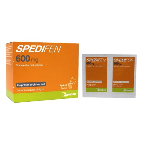 Spedifen 600mg Granules Sachet 3g, Pack of 30's