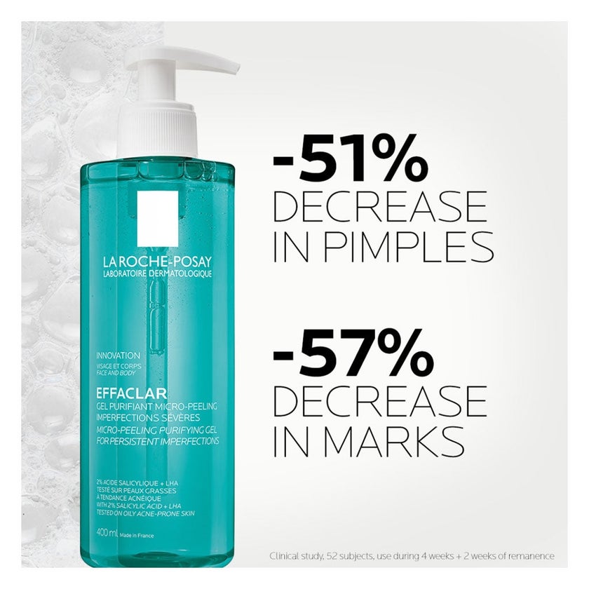 La Roche-Posay Effaclar Micro-Peeling Cleansing Gel 400ml