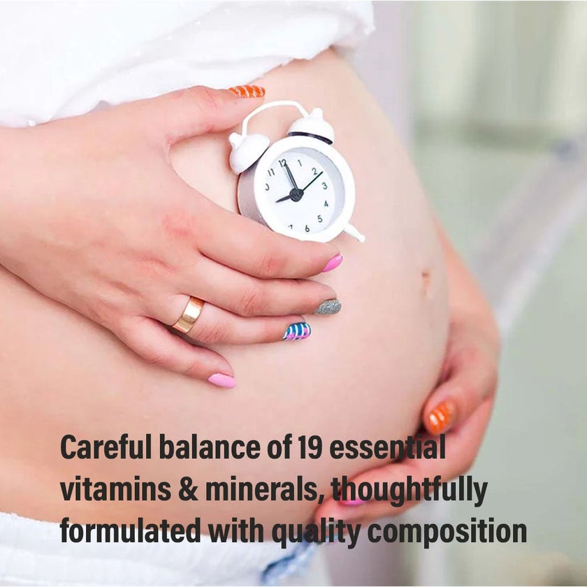 Vitamax Prenatal Essentials One Daily Tablets With Folic Acid, Iron & Vitamin D For Healthy Mother & Baby, Pack of 60's