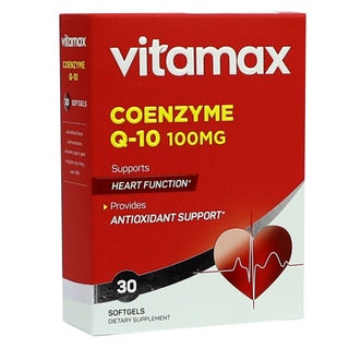 Vitamax Coenzyme Q10 100mg Softgels For Heart & Antioxidant Support, Pack of 30's