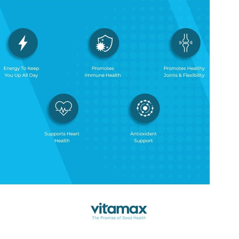 Vitamax Immune Support Tablets With Echinacea, Elderberry & Goldenseal, Pack of 30's