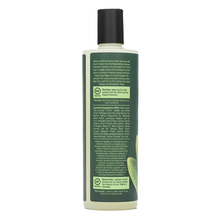 Desert Essence Tea Tree Daily Replenishing Shampoo 375ml
