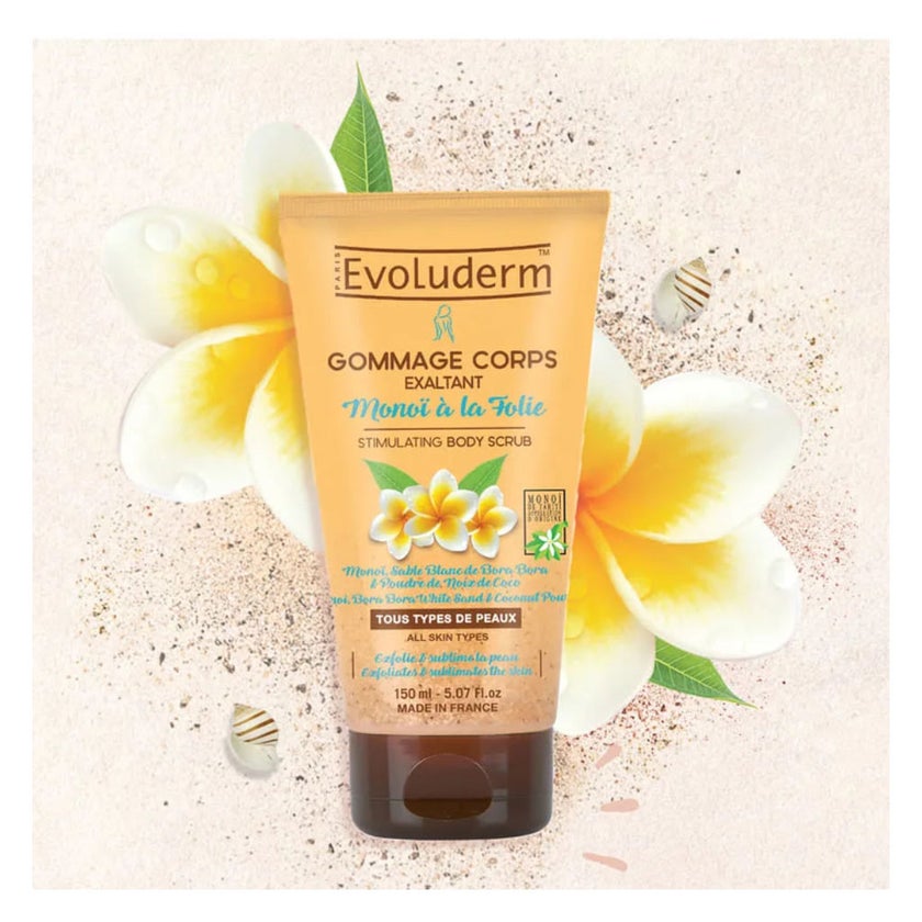 Evoluderm Monoi A La Folie Stimulating Body Scrub 150ml