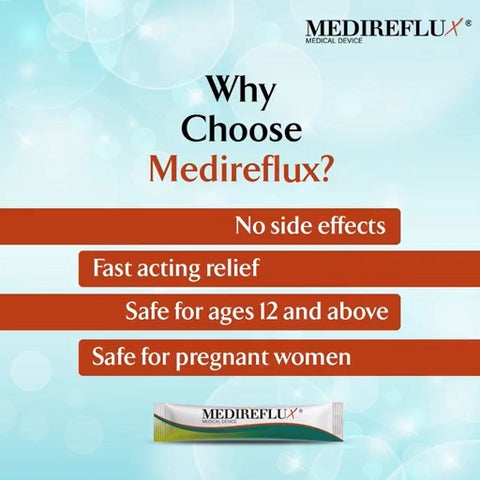 MediReflux Oral Liquid Sachet 10.8g, Pack of 20's