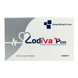 Lodiva Plus 10mg/160mg/12.5mg Tablets, Pack of 30's