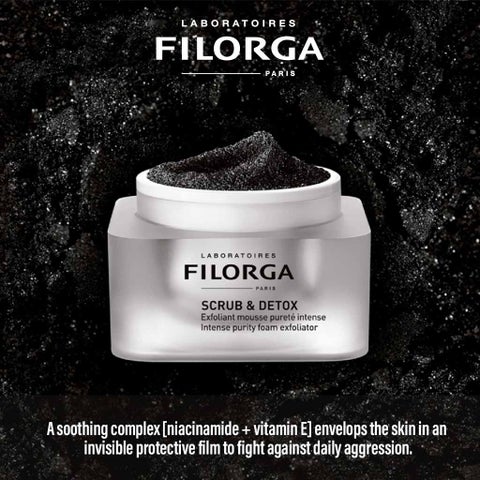 Filorga Scrub And Detox Intense Purity Foam Double Exfoliator 50ml
