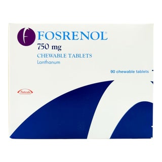 Fosrenol 750mg Chewable Tablets, Pack of 90's