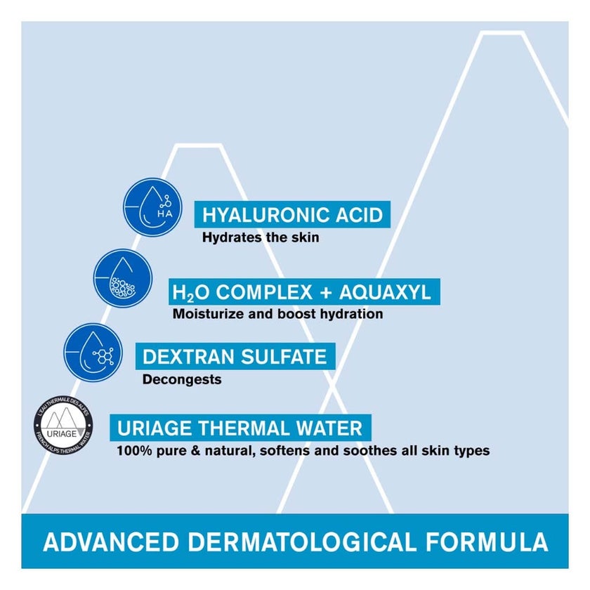 Uriage Eau Thermale Water Eye Moisturizing Contour Cream For Fine Lines & Dark Circles 15ml