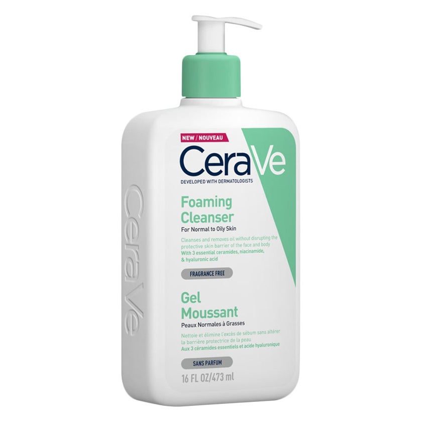 CeraVe Fragrance Free Foaming Cleanser For Normal To Oily Skin 473ml