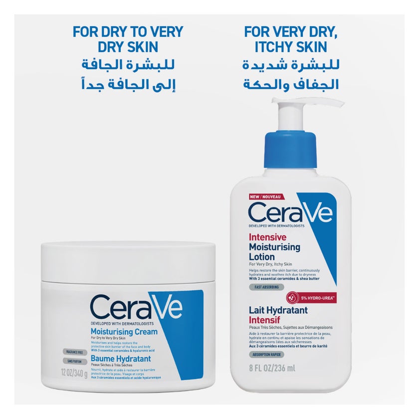 CeraVe Moisturising Cream, Dry to Very Dry Skin 340g