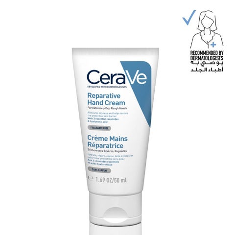CeraVe Reparative Hand Cream, Dry & Rough Hands - 50ml