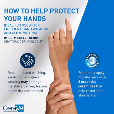 CeraVe Reparative Hand Cream, Dry & Rough Hands - 50ml