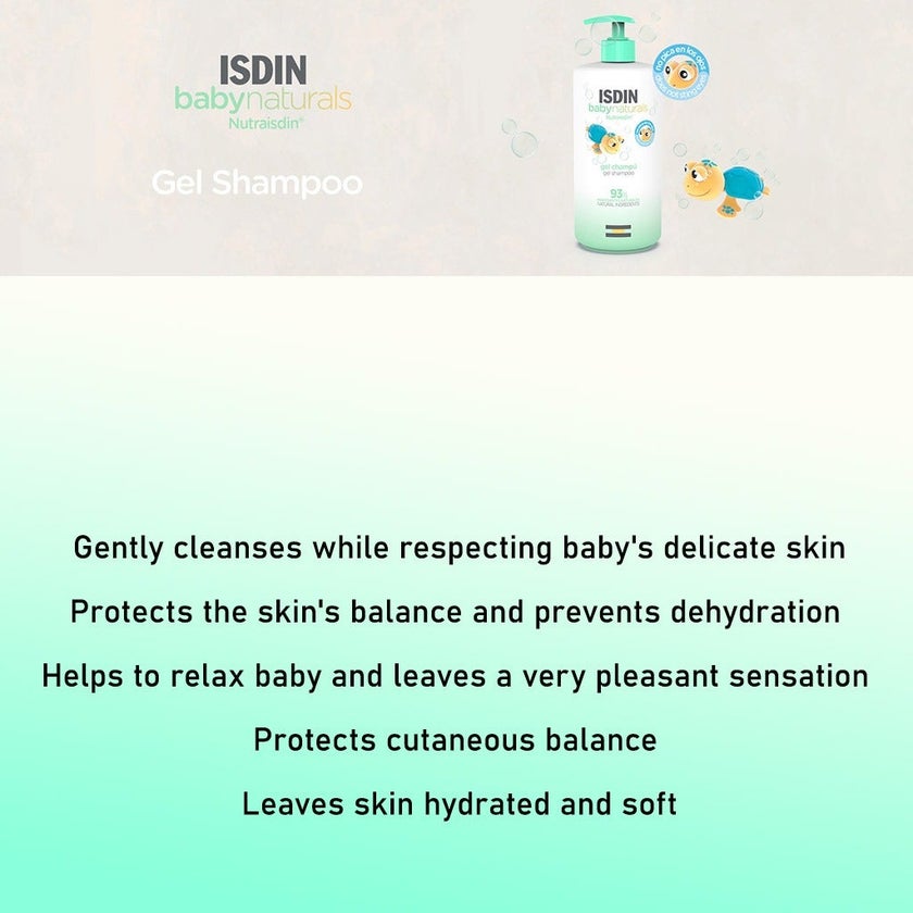 Isdin Baby Naturals Mild Gel Shampoo 400ml