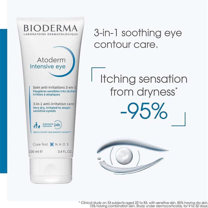 Bioderma Atoderm Intensive Eye 3 In 1 Anti-Irritation Care 100ml