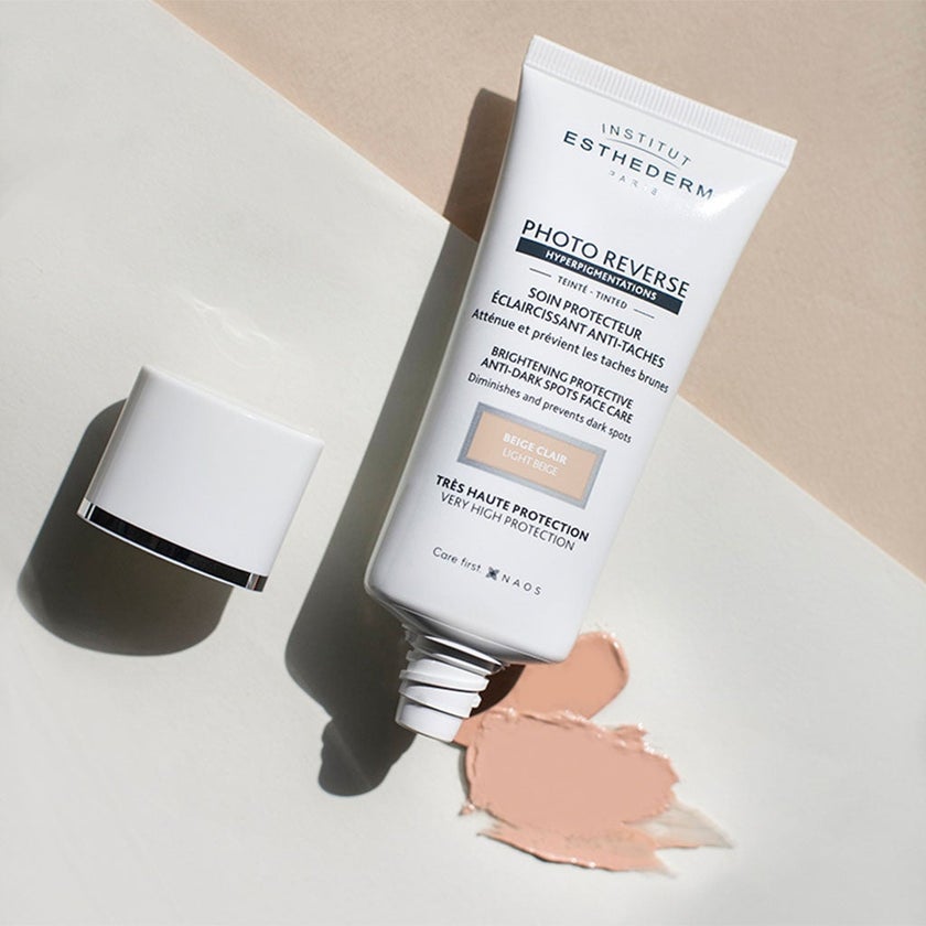 Institut Esthederm Photo Reverse Hyperpigmentations Brightening Sun Protective Anti-dark Spot Face Care Tinted Cream- Light Beige 50ml