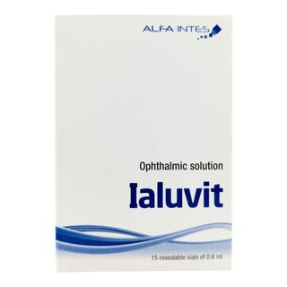 Ialuvit Single Dose Ophthalmic Solution 0.6ml, Pack of 15's