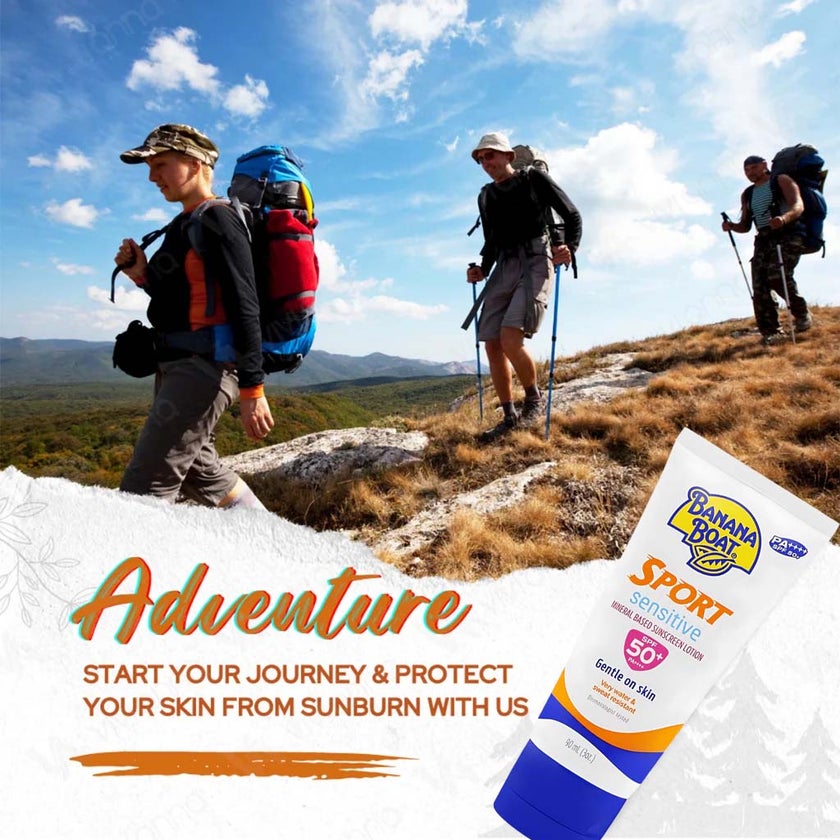 Banana Boat Simply Protect Sport Sunscreen Lotion SPF 50+, 90ml