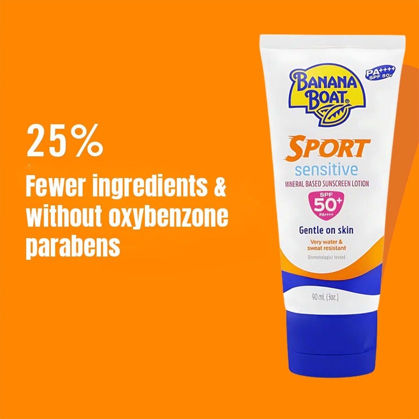 Banana Boat Simply Protect Sport Sunscreen Lotion SPF 50+, 90ml