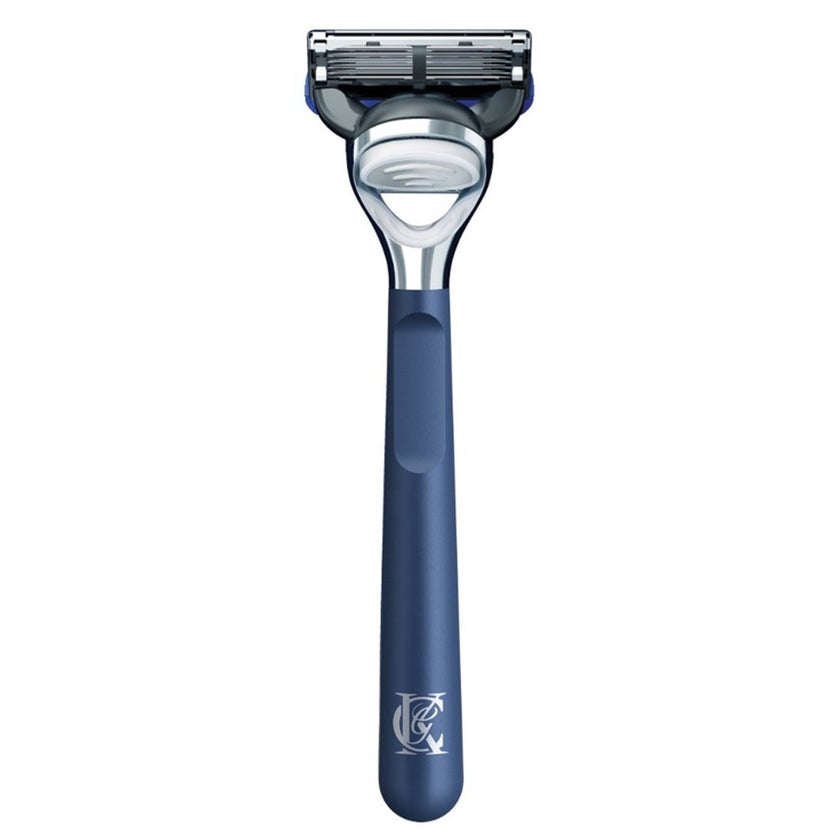 King C. Gillette Men's Shave & Edging Razor With 5 Built In Premium Blades & Precision Trimmer