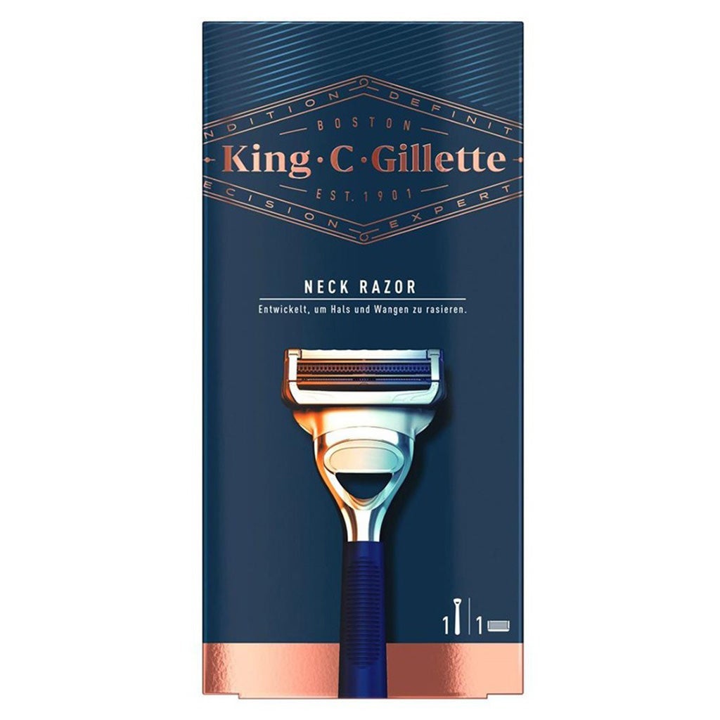 King C. Gillette Men's Neck Razor With Gillette's Best Sharpest ...