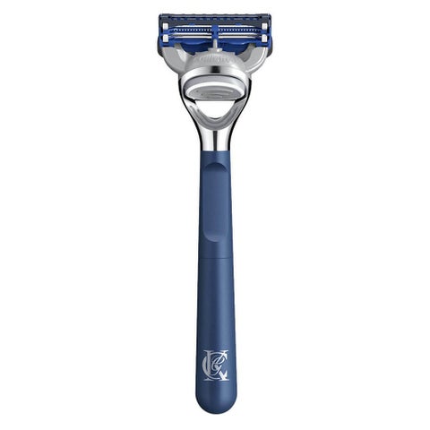 King C. Gillette Men's Neck Razor With Gillette's Best Sharpest Stainless Steel Platinum Coated Blades