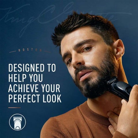 King C. Gillette Cordless Men's Beard Trimmer Kit