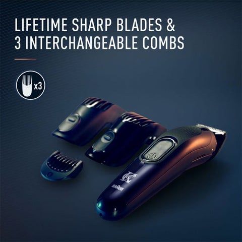 King C. Gillette Cordless Men's Beard Trimmer Kit