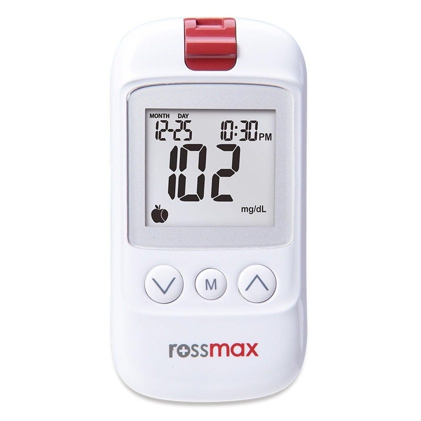 Rossmax HS200 Blood Sugar Monitor With Strips For Diabetes Management
