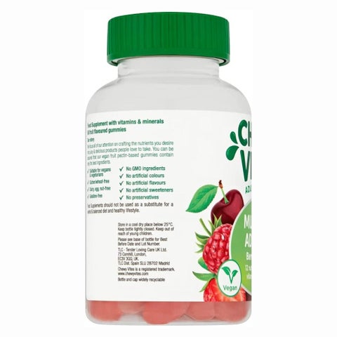 Chewy Vites Multi-Vit Advance Adult Multivitamin Gummies - 60 Gummies