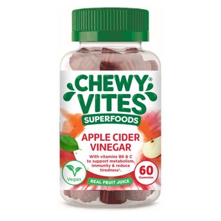 Chewy Vites Superfoods Apple Cider Vinegar Gummies, Pack of 60's